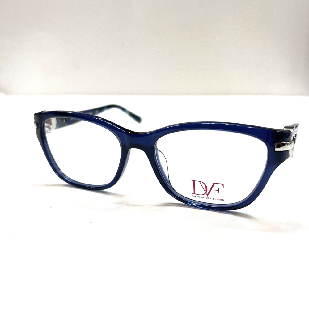 NEW Diane von Furstenberg DVF 5066 424 Glossy Indigo Eyeglasses Frame 50-17-130
